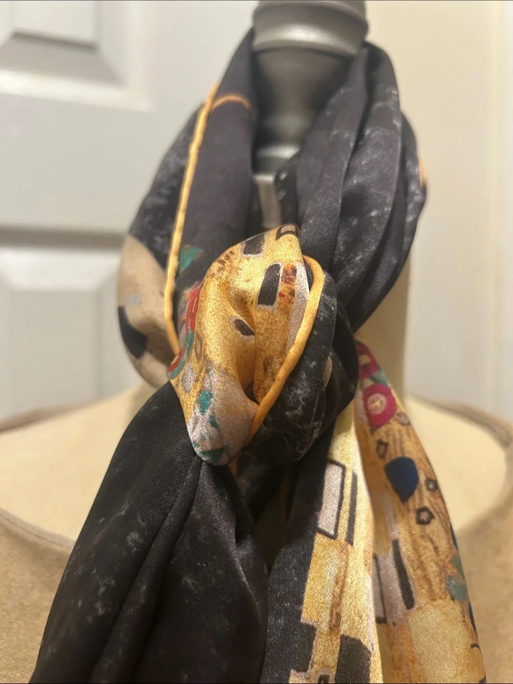 Gustav Klimt “The Kiss” Silk Scarf